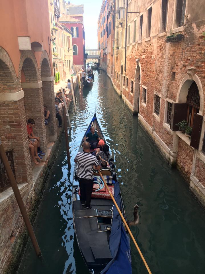gondola ride Venice italy