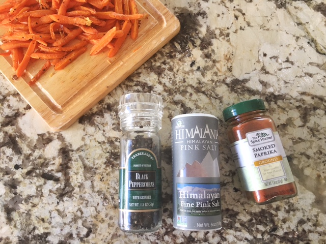 Carrot Fries Ingredients